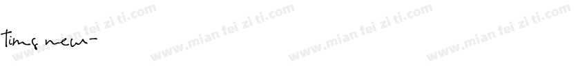 tims new字体转换